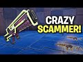 CRAZY Rich Kid Scams Himself! (Scammer Get Scammed) Fortnite Save The World