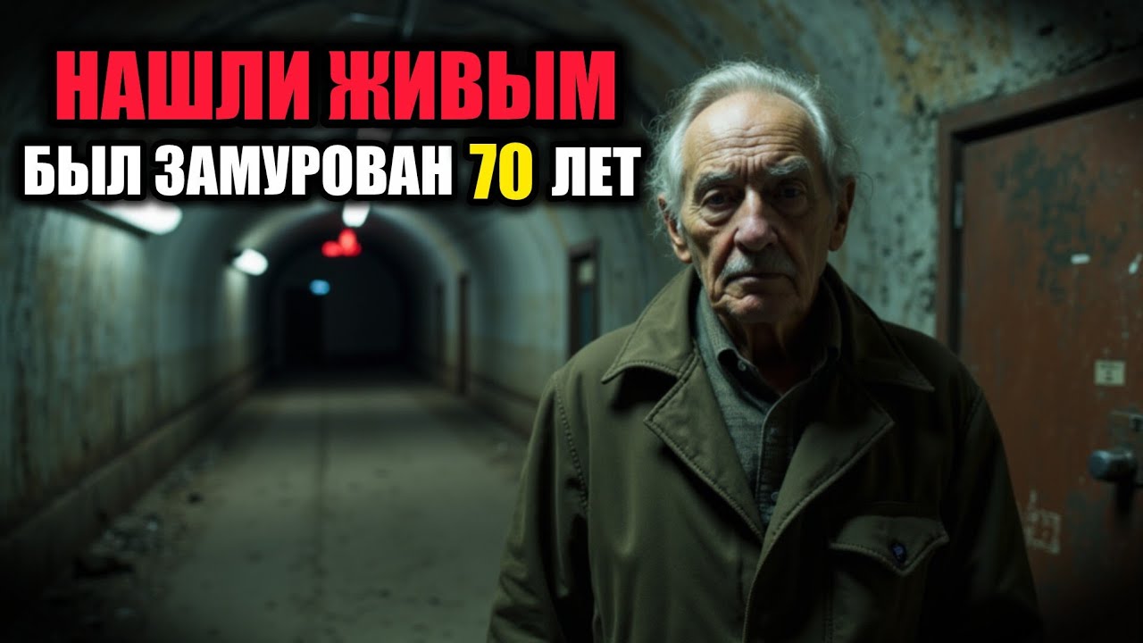 НАШЛИ ЖИВЫМ: Дед 70 лет замурован в секретном бункере СССР под Москвой.