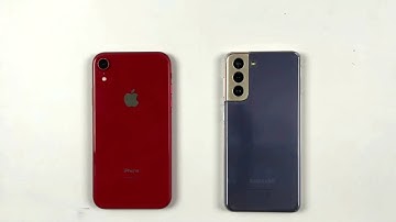 iPhone Xr Vs Samsung S21 5G | SPEED TEST