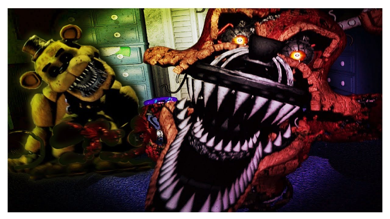 THE SCARIEST FNAF GAME | Five Nights at Freddy's 4 (FNAF 4) - YouTube