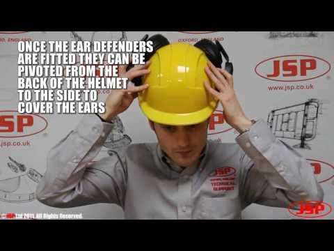 Fitting Ear Defenders To The JSP EVOLite® Safety Helmet