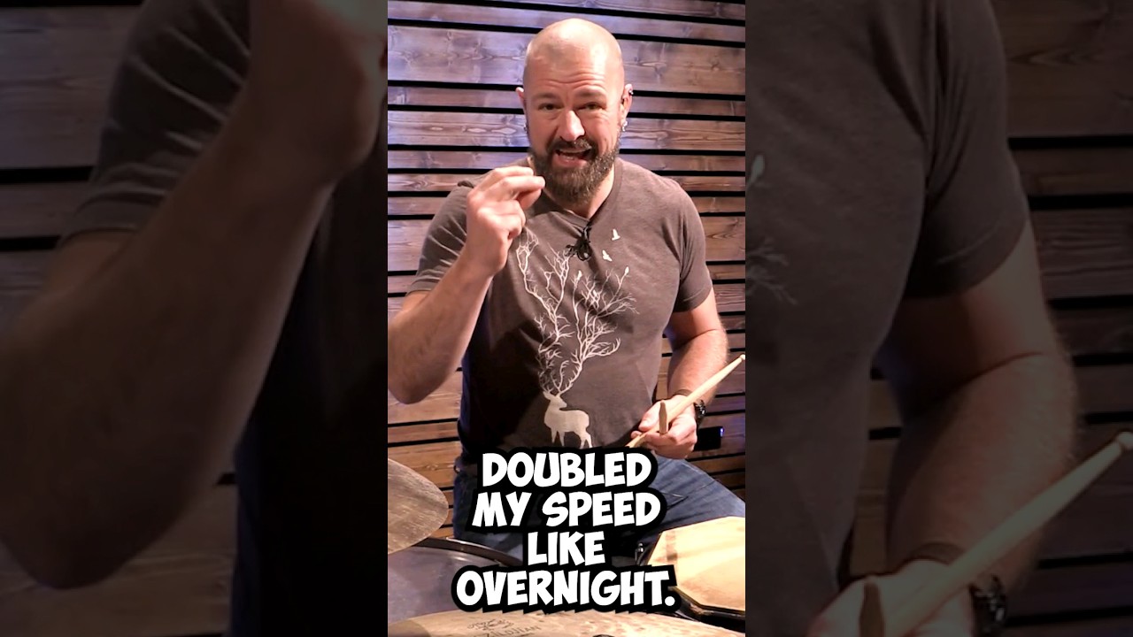 This DOUBLED my swiss triplet drumming speed INSTANTLY 🤯
