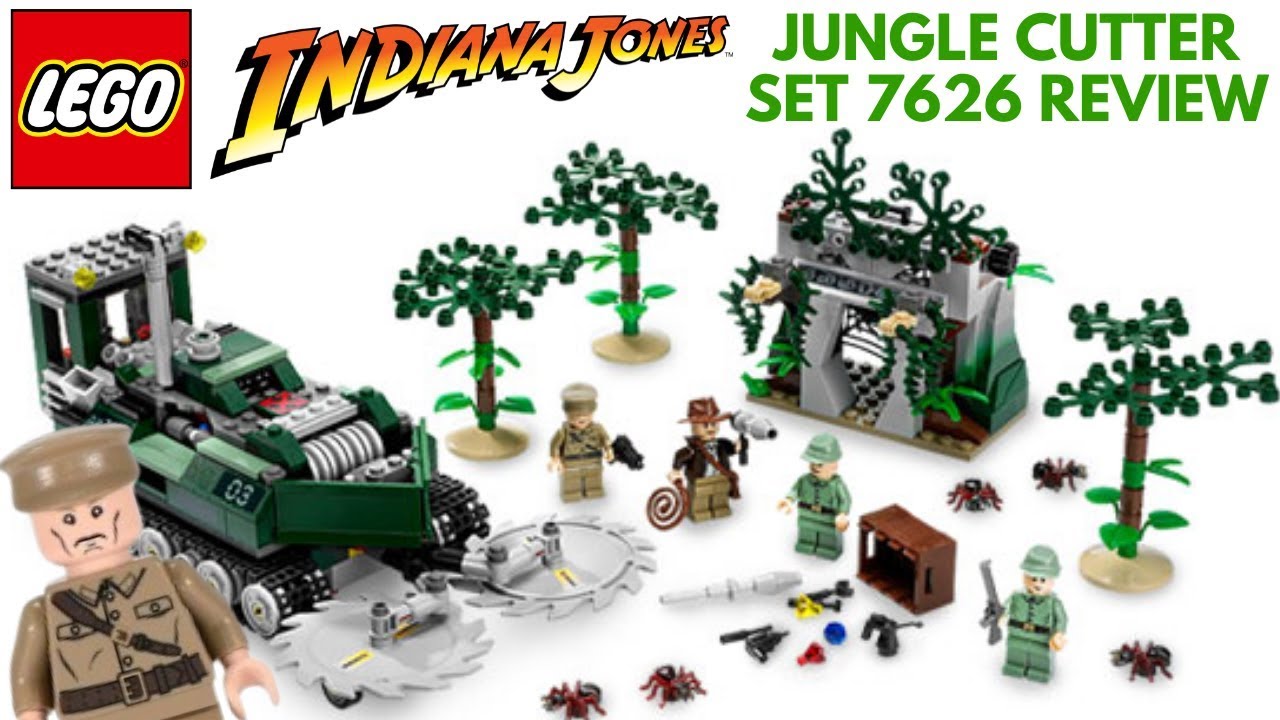 LEGO Indiana Jones JUNGLE CUTTER Set REVIEW Set) -