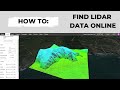 Where to find LiDAR data online?  (USGS lidar point cloud in Equator)