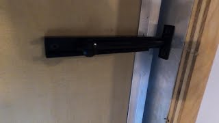 Cargo Trailer Conversion Interior Lock Install