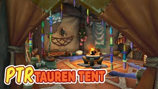 Wow Housing Building A Tauren Tent On Ptr