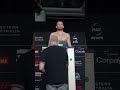 JDM has made weight #ufcperth