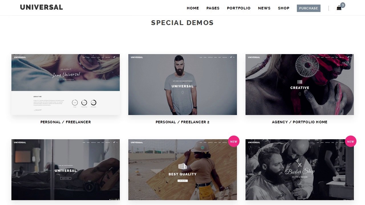 Universal - Smart Multi-Purpose WordPress Theme