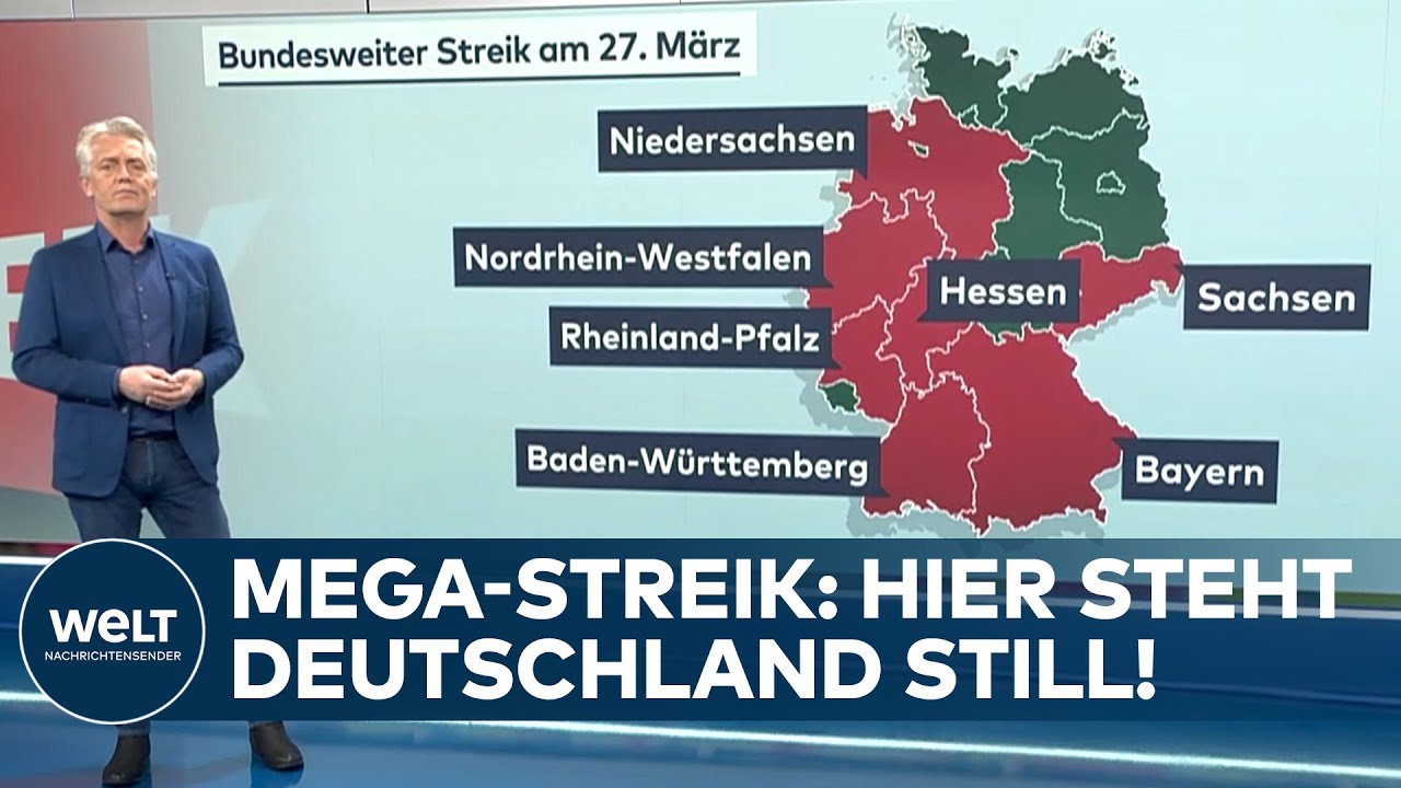 “General-Streik Light“? Ab kommenden Montag steht Deutschland still | SAT.1 Frühstücksfernsehen