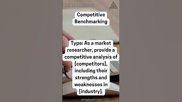 Competitive Benchmarking