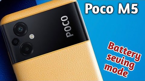 How To Enable Battery Saving Mode In Poco M5 , Power Saving Mode Enable Kaise Karen,