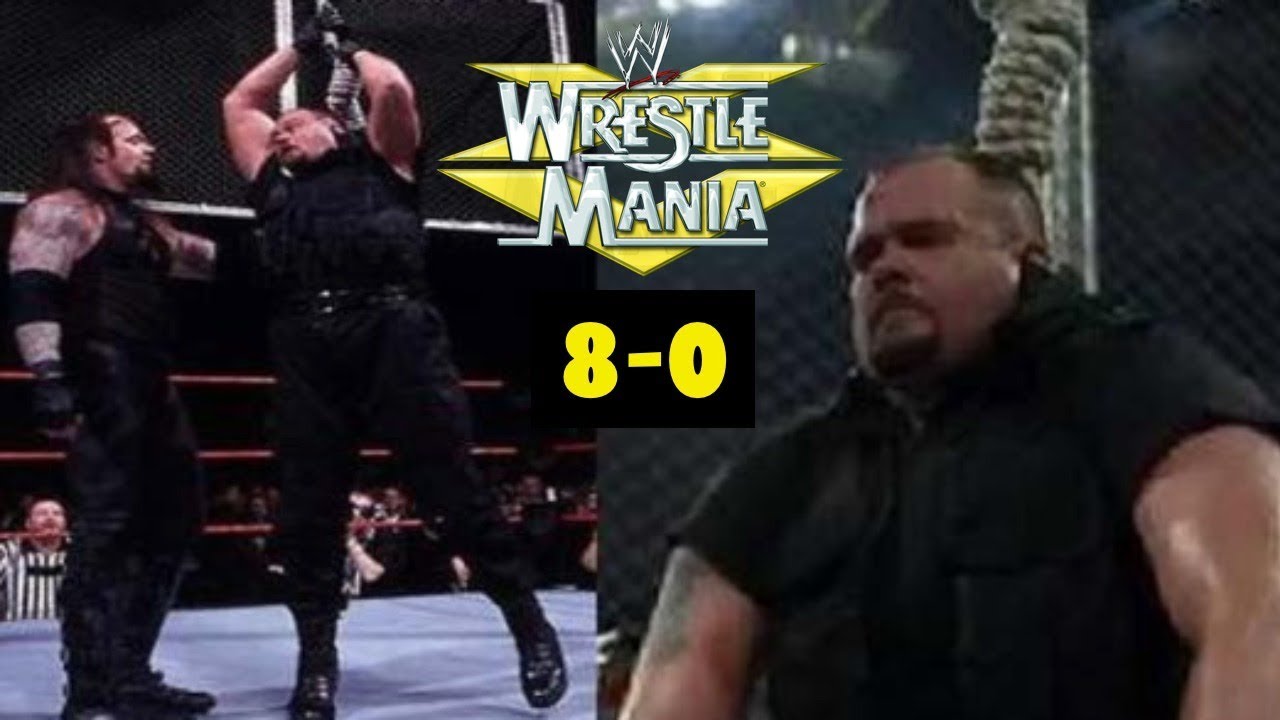 UNDERTAKER VS BIG BOSS MAN 8-0 - UNDERTAKER's STREAK - YouTube