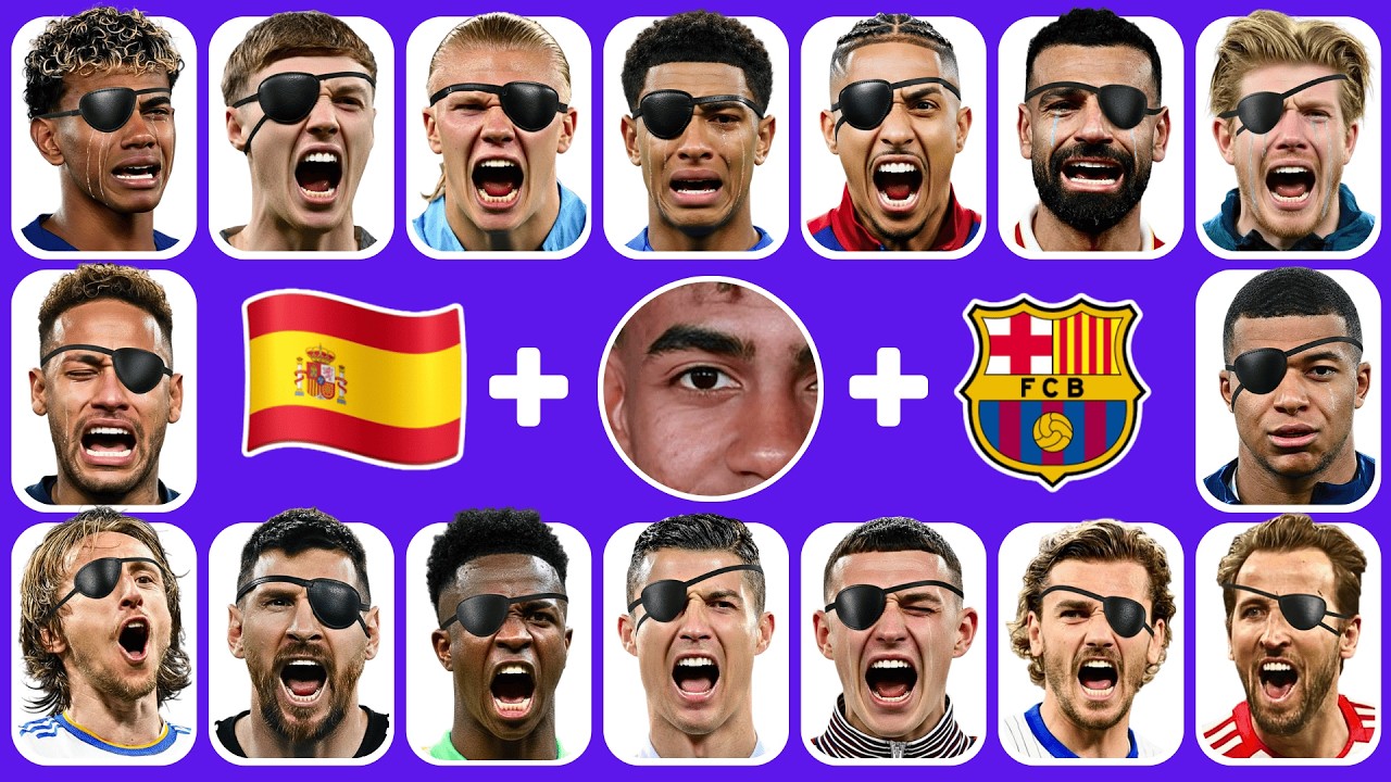 خمن اللاعب من خلال الأغنية ،العين ،النادى والجنسية!🤔⁉️رونالدو، ميسي، نيمار | تحديات كرة القدم 2026