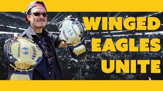 WINGED EAGLES UNITE! Unboxing the Toy Winged Eagle belt!