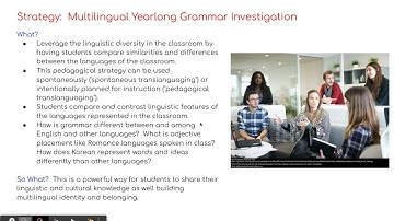 Translanguaging Strategies