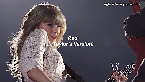 Taylor Swift - Red (Taylor's Version) // Türkçe Çeviri