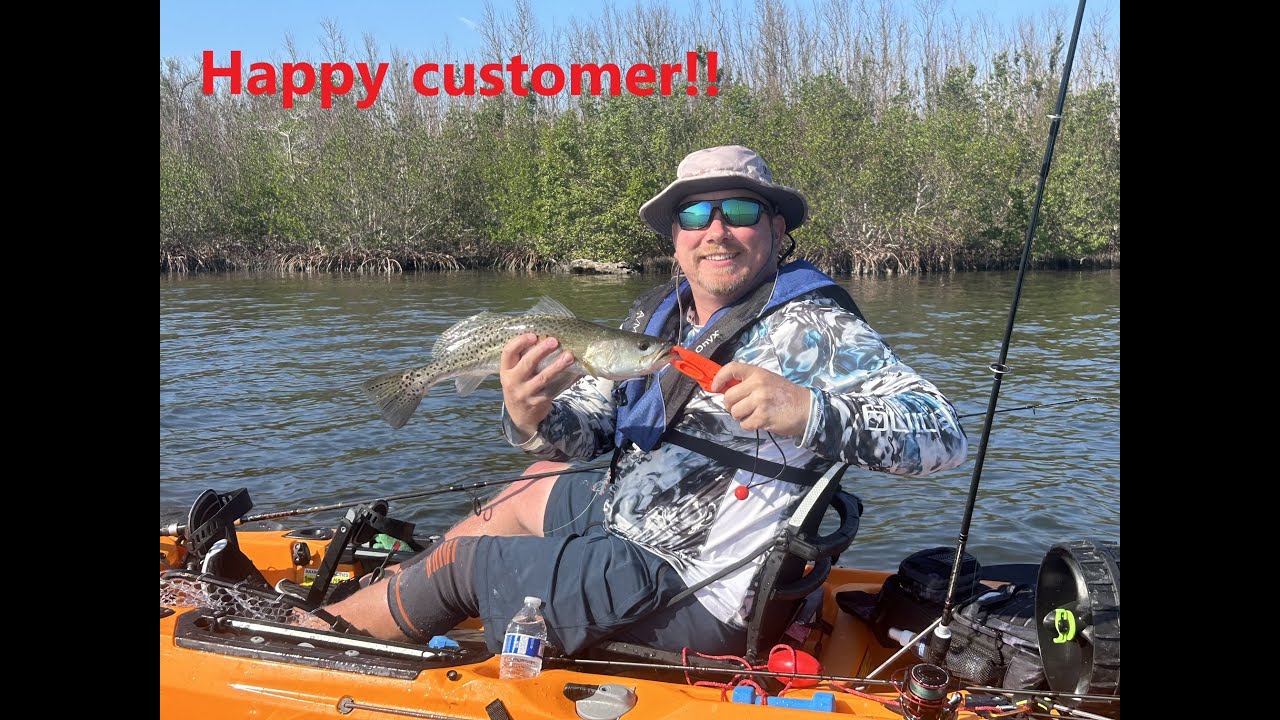 Pine Island inshore kayak guided trip on Hobie Kayaks! YouTube