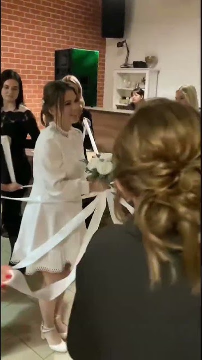 Букет с лентами на свадьбу / Традиция / букет невесты/ Ведущая Ульяна ...