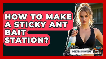 How To Make A Sticky Ant Bait Station? - Insects and Invaders