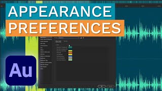 Adobe Audition - Preferences - Appearance