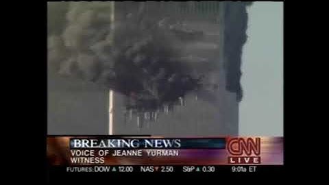 9/11 Attacks:  CNN Live Coverage - Sept 11, 2001 (Part One)
