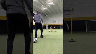 Passing &amp; Shooting Combination Drill | 1-on-1 Private Training at The Soccer Factory