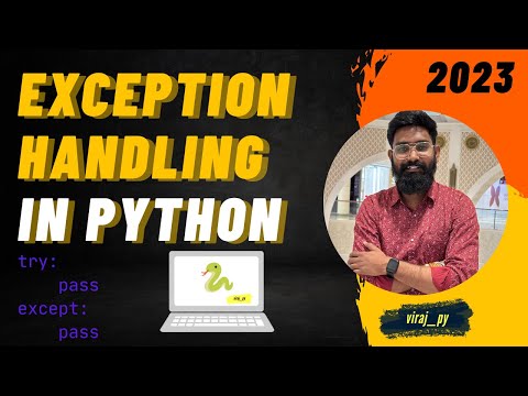 #37 exception handling in python | try except else and finally in python | viraj_py