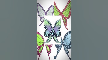 Butterfly oc and Kocho sisters | kny os | #denomslayer