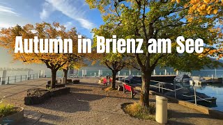 Brienz am See - Autumn vibes at the harbour - relaxing moments 4K