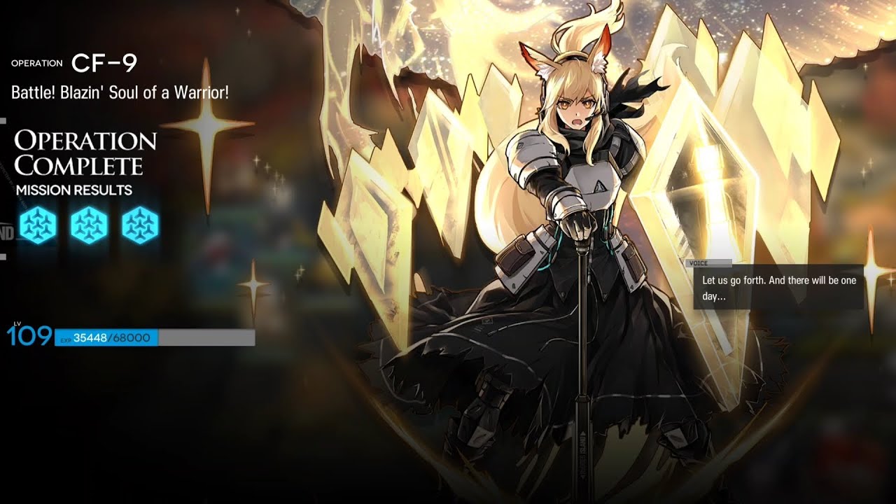 Arknights A Flurry to The Flame CF-9 almost AFK