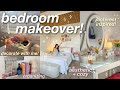 Bedroom makeover  aesthetic  cozy pinterest inspired decorating organizing etc 