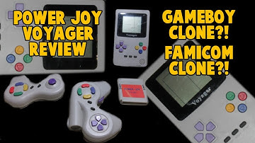 Power Joy Voyager Plug n Play Review - Power-Joy  PJ-008 Famiclone? Game Boy Clone 84 in 1 Fake Boy