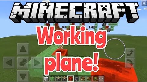 MCPE [0.15.0] Fully working redstone plane!
