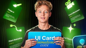 Maak vloeiende UI-kaartanimaties die er PREMIUM uitzien (DaVinci Resolve)