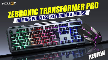 Zeb Transformer Pro│keyboard & mouse combo: Indulge gadgets