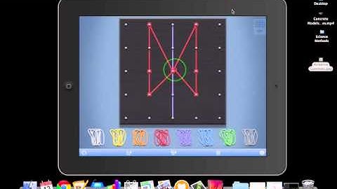 Lines of Symmetry by Geoboards