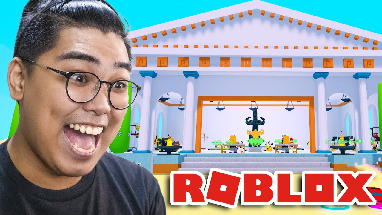 Gym Tycoon #02 - ROBLOX - DITO NAG-ENSAYO SI HERCULES