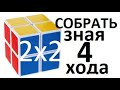 Как собрать кубик Рубика 2x2 - просто и забавно 1 комбинацией