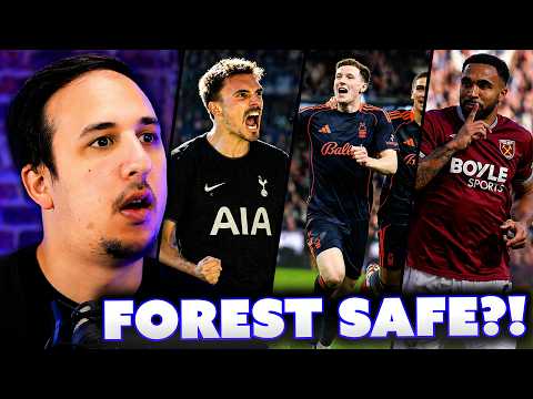 Forest Smash Sunderland, West Ham Win Late & Spurs Stay Alive