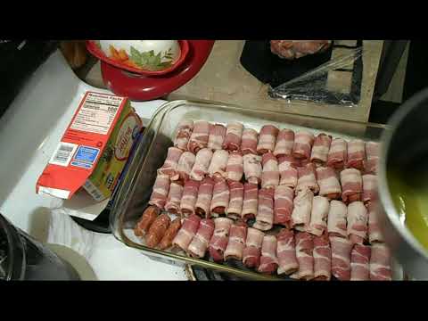 Bacon Wrapped Lil Smokies || Holiday Appetizer