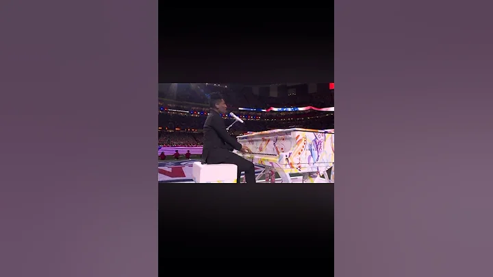 Jon Batiste Performing National Anthem At Super Bowl LIX 🏈🇺🇸 @NFL #shorts #youtubeshorts