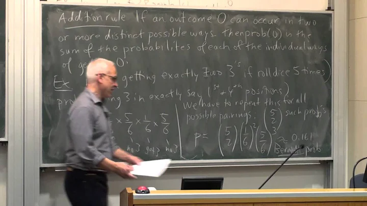 Basic Counting and Probability | Probability and Statistics | NJ Wildberger