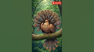 Most Attractive bird with unique feathers #birds #birdshorts #viral #treanding #amazing #aivideo