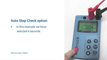 How to use a Druck UPS III Loop Calibrator