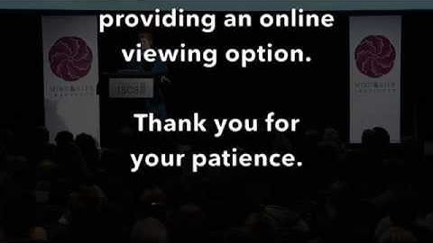 ISCS 2014 - Master Lecture - Epel, Kaszniak, Nielsen - Currently Unavailable