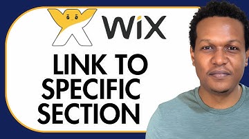 HOW TO REDIRECT LINK TO A PART OF A PAGE IN WIX