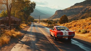 Happy Uplifting Driving Background Music | Scenic Travel Video with American Folk Music screenshot 3