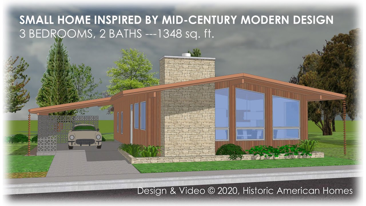 Mid Century Modern Home 3 Bedrooms