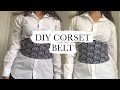 Diy underbust corset /  boned corset belt + available pattern