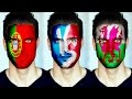Face paint in photoshop  face painting effect